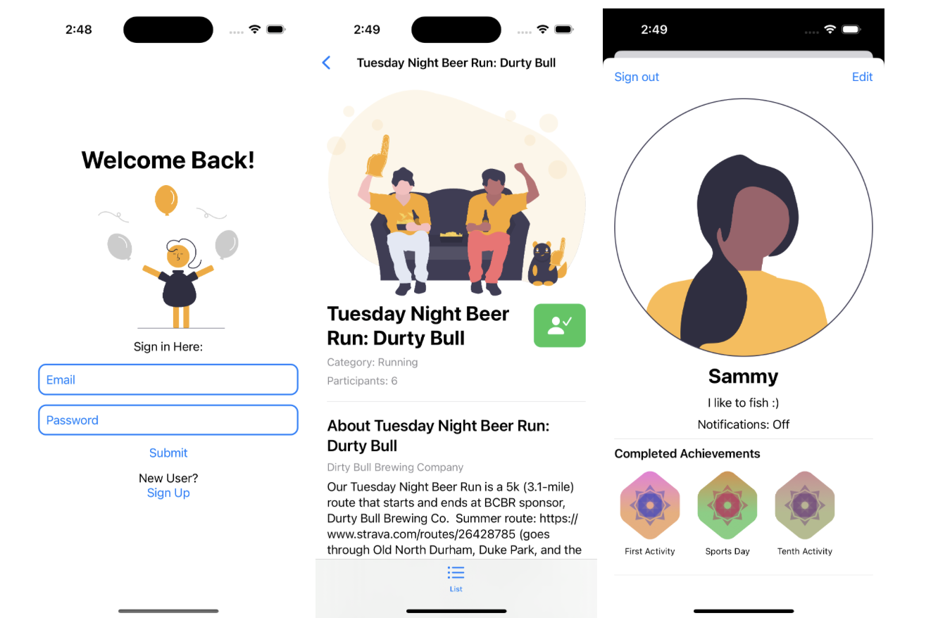 Pick Up Sports App